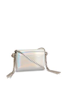 Alexandre Vauthier Geraldin iridescent clutch bag - Zilver
