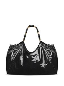 ANINE BING Kate leren shopper - Zwart