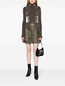 Versace Schoudertas met barokgesp - Zwart