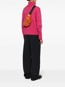 Bimba y Lola Leren heuptas met logoprint - Oranje