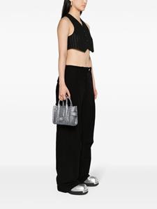 Marc Jacobs mini Galactic Glitter tote bag - Zilver
