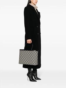 Elisabetta Franchi monogram-pattern tote bag - Zwart