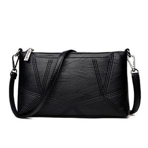 ZDG Bag female Messenger bag small bag shoulder hand to take simple wild soft leather handbag