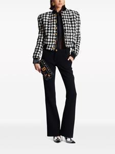 Balmain B-Buzz 23 leren clutch - Zwart