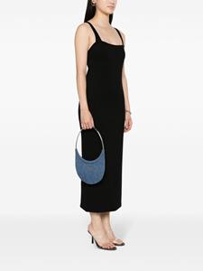 Coperni Ring Swipe denim shoulder bag - Blauw