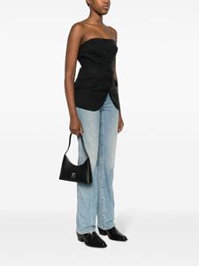 Furla Diamond schoudertas met rits - Zwart