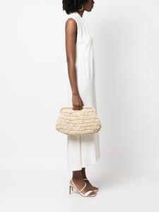 Cult Gaia Aroura grote clutch - Beige