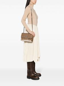 Tory Burch small Kira velvet shoulder bag - Bruin