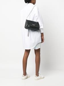 Zadig & Voltaire Schoudertas met logoplakkaat - Zwart
