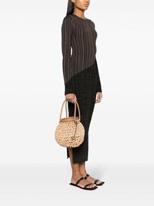 Cult Gaia Enya geweven shopper - Beige