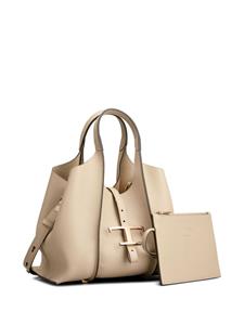 Tod's Timeless shopper met logoplakkaat - Beige