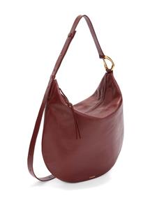 Jil Sander medium Moon leather shoulder bag - Rood