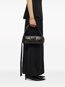 Jil Sander small Cannolo padded shoulder bag - Zwart