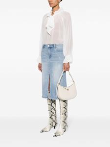 PINKO Love Birds leather shoulder bag - Wit