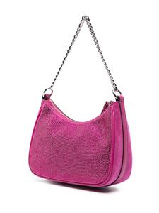 Michael Michael Kors glass-crystal leather shoulder bag - Roze