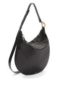 Jil Sander Moon leren schoudertas - Zwart