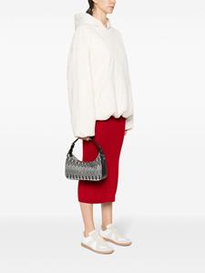 Furla monogram-jacquard shoulder bag - Zwart