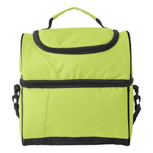 Handige koeltas lime/zwart 12 liter -