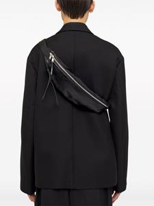 Jil Sander Leren riem - Zwart
