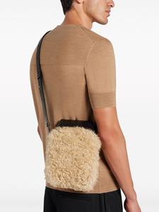 Jil Sander Lid crossbodytas met vlakken - Beige