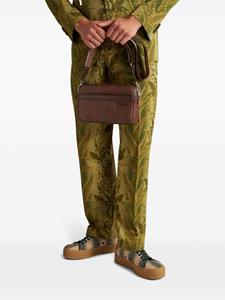 ETRO Leren crossbodytas - Bruin