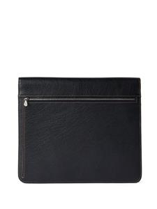 Brunello Cucinelli Leren laptoptas - Zwart