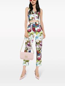 Dolce & Gabbana 3.5 clutch met logoplakkaat - Roze