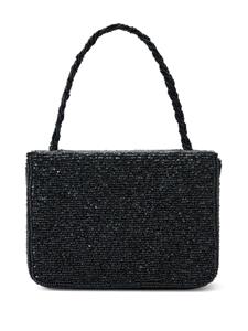 STAUD Carmen beaded tote bag - Zwart