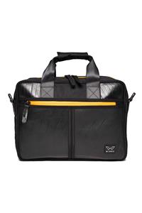 Ecowings Damen vegan Laptoptasche Elegant Eagle Gelb