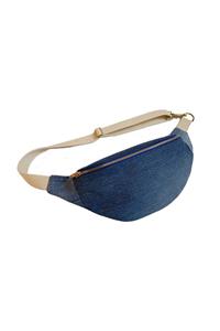 MAHLA Damen vegan Phoenix Midi Gürteltasche Blue Denim