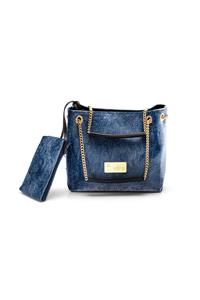 Noah Damen vegan Portofino Tasche - Blau