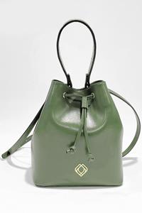 Trashious Damen vegan Beuteltasche Kaktusgrün