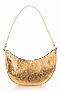 Trashious Damen vegan Moonbag Ananas Leder Gold