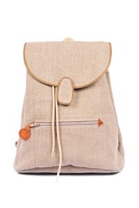 Risorse Future Damen vegan Rucksack Hanf Beige