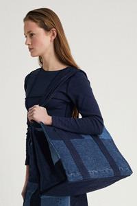 Infinitdenim Damen vegan Tasche Patchwork Groß