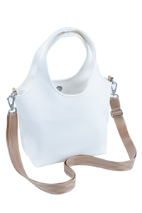 Fraenck Damen vegan Handtasche Tate Weiß