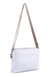 Fraenck Damen vegan Umhängetasche Frankie White