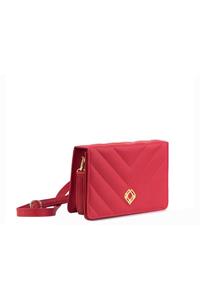 Trashious Damen vegan Clutch Appelleer Rote Stiche