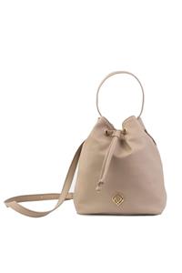 Trashious Damen vegan Bucket Bag Kaktusleder Sand