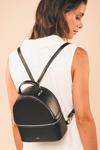 Nae Damen vegan Rucksack Small Ame Schwarz