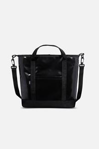 UNBEGUN Damen vegan Tragetasche Schwarz