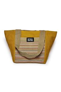 LaLu Products Damen vegan Tote Tasche Kamala Gelb