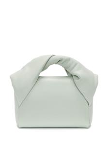 JW Anderson Twister leren schoudertas - Groen