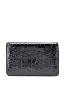 TOM FORD Whitney crocodile-effect shoulder bag - Zwart