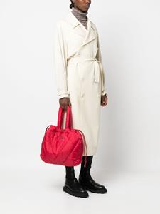 Armani Exchange Shopper met logoplakkaat - Rood