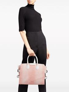 Giuseppe Zanotti Macis crocodile-effect tote bag - Roze
