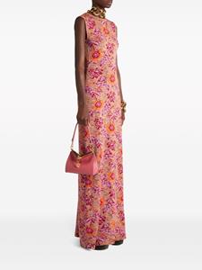 ETRO mini Vela leather shoulder bag - Roze