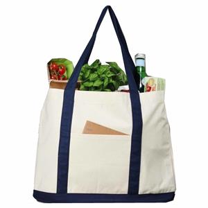 Beige boodschappen tas 47 x cm -
