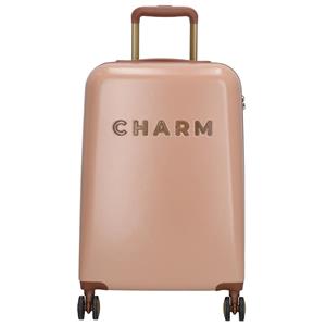 Charm London Travel Trolley S roze Harde Koffer