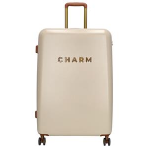 Charm London Travel Trolley L beige Harde Koffer